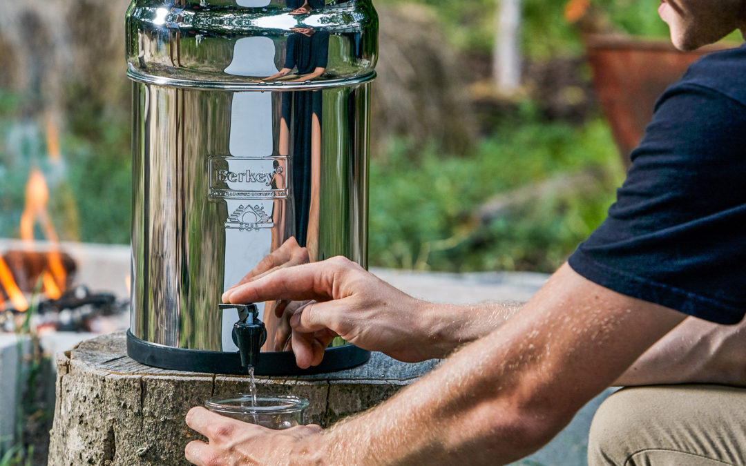 Système Berkey® mon purificateur d’eau, à la maison, au Studio, et même en vacances