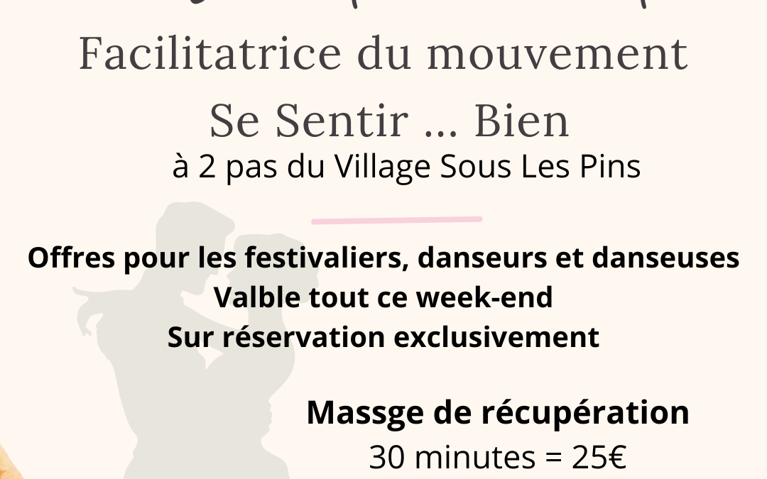 offres spéciales pour les festivaliers 2026 du Village sous les pins